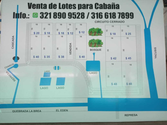 Lotes en Unidad Campestre via entre via Cali y Buenaventura
