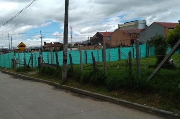 SE VENDE LOTE URBANO 1030 m2.EN FUNZA BARRIO LA AURORA