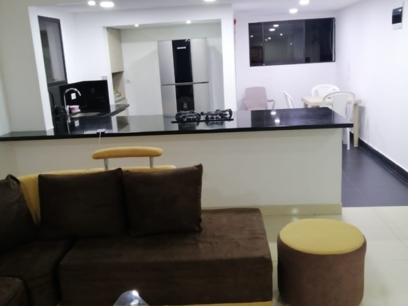 Apartamento amoblado en Conjunto Residencial El Refugio, barrio El Bosque