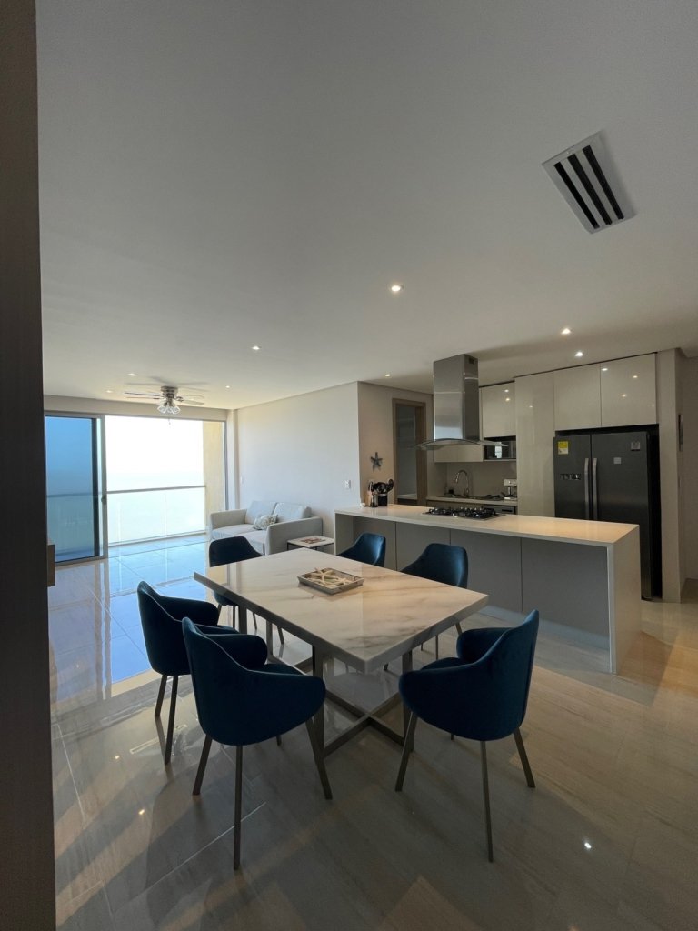 APARTAMENTO AMOBLADO CON VISTA AL MAR EN PUNTA ROCA A 15 MINUTOS DE BARRANQUILLA