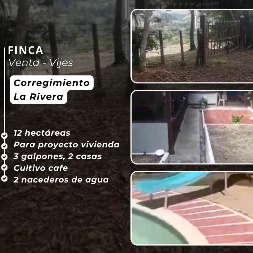 Finca en Vijes, Corregimiento La Rivera