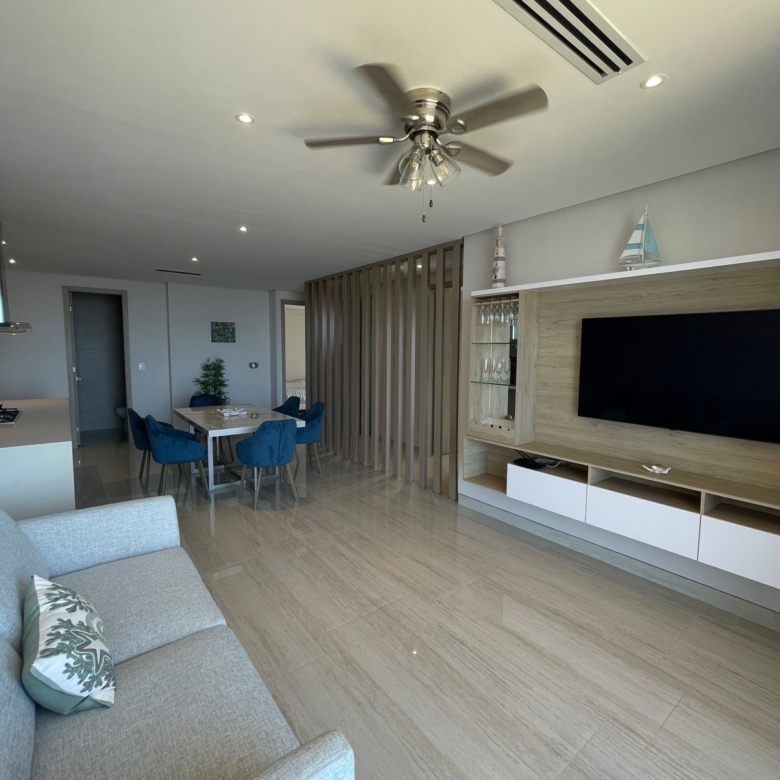 APARTAMENTO AMOBLADO CON VISTA AL MAR EN PUNTA ROCA A 15 MINUTOS DE BARRANQUILLA