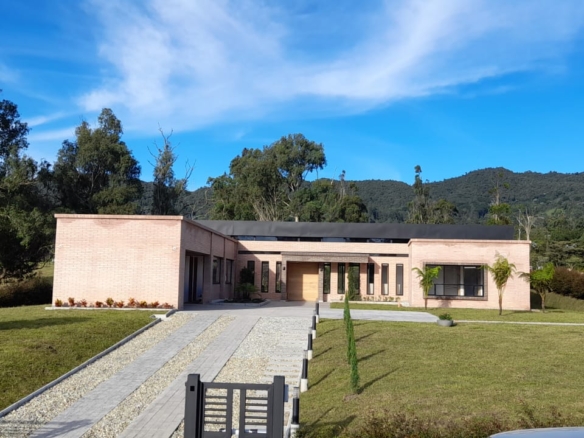 Modern, New, One Level Dream House, Gated Community in the Countryside of La Ceja, Antioquia