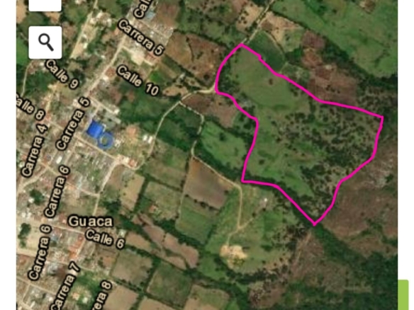 Finca en Guaca Santander a 3 cuadras del casco urbano