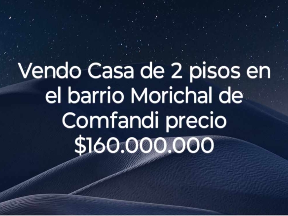Casa en el barrio el Morichal de Comfandi Cali