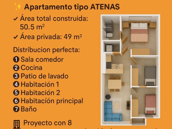 Apartamento VIS para Estrenar en Sur de Bogota