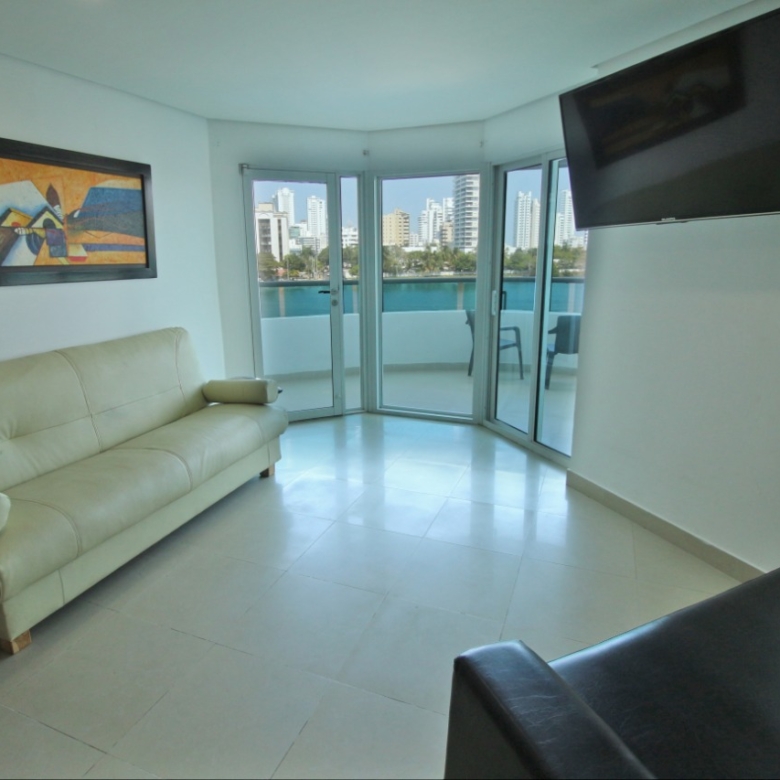 Alquiler Vacacional de Apartamento en Cartagena en Torres del Lago sector El Laguito