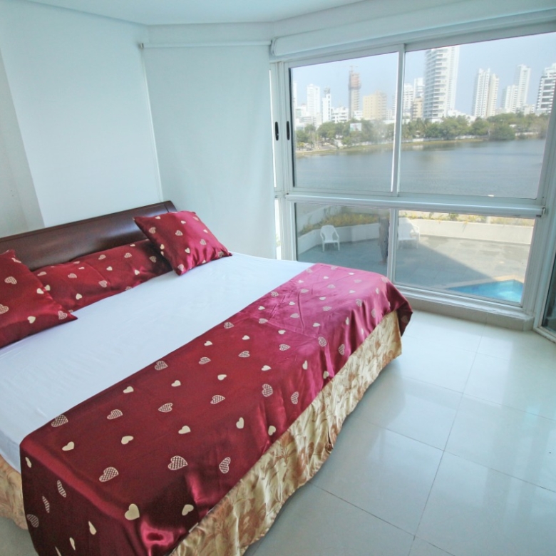 Alquiler Vacacional de Apartamento en Cartagena en Torres del Lago sector El Laguito