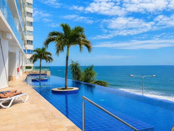 Arriendo Espectacular Apartamento con vista al mar en Cartagena