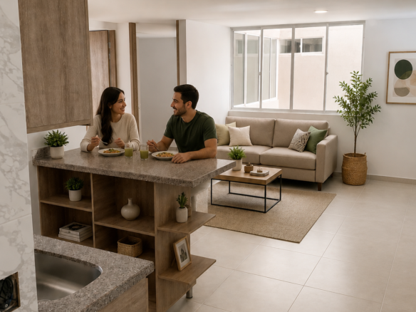 Apartamento Nuevo de 3 Alcobas Cerca a la UIS, UDI y Santo Tomás