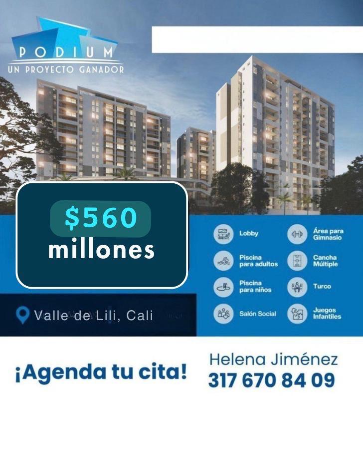 a4de660f-b124-490f-975e-fa0c6737a608 Apartamento en la Unidad Residencial Podium en Valle del Lili Cali