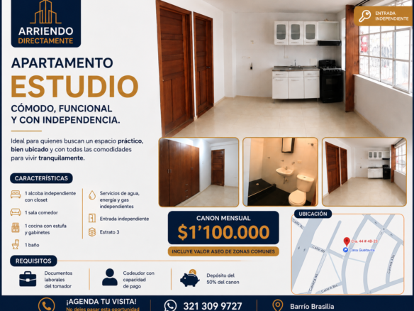 Apartamento en Arriendo en Primavera Occidental – Puente Aranda, Bogotá