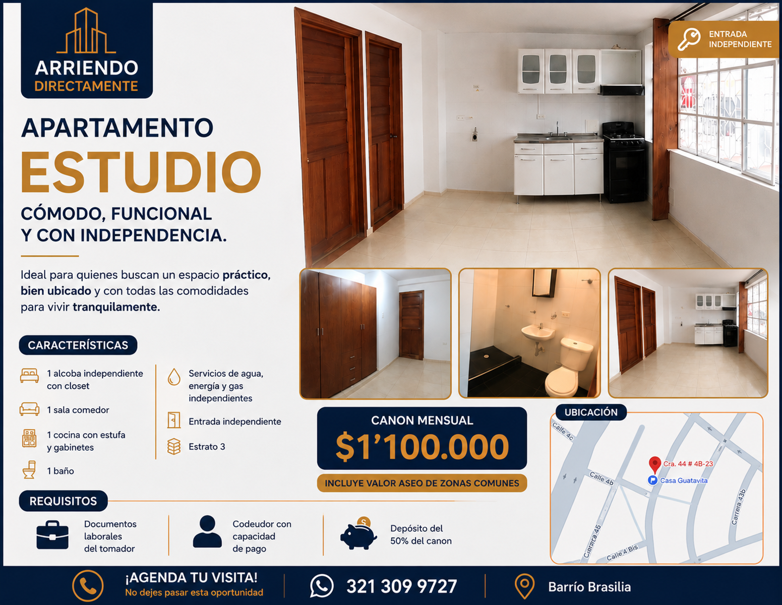 Apartamento en Arriendo en Primavera Occidental – Puente Aranda, Bogotá