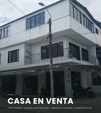 Propiedad de tres sobre la Avenida Simón Bolívar, barrio La Gran Colombia.