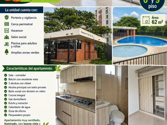 Apartamento en Arriendo en Parque Natura, Jamundí