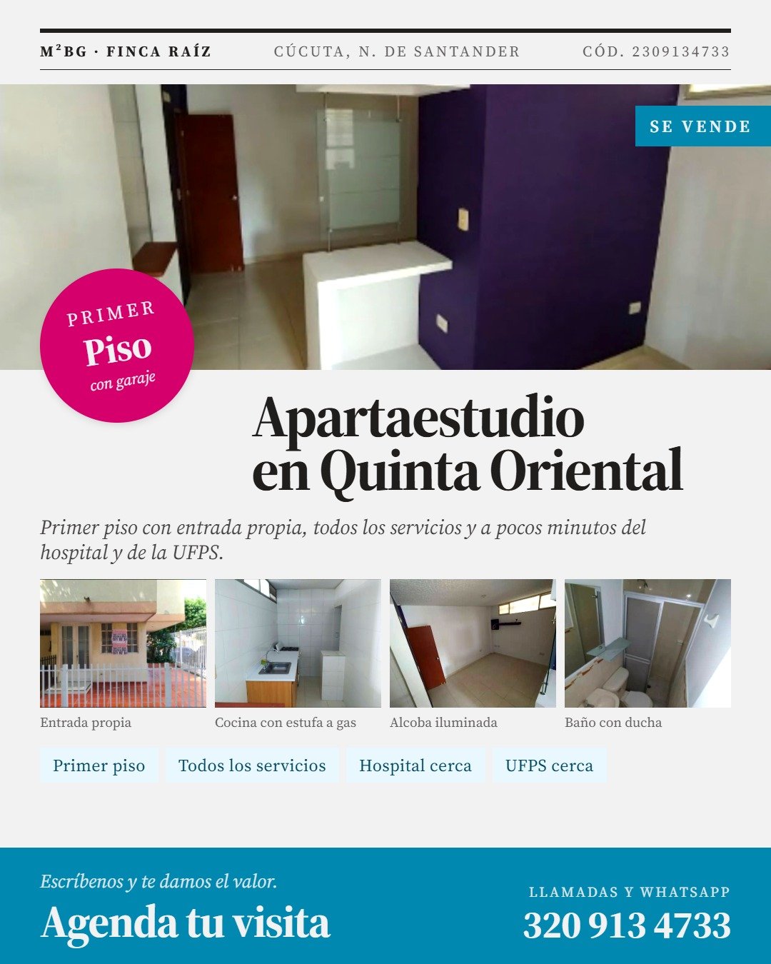 214465-271286-1041593291985718 Apartaestudio en venta en Quinta Oriental, Cúcuta, Norte de Santander