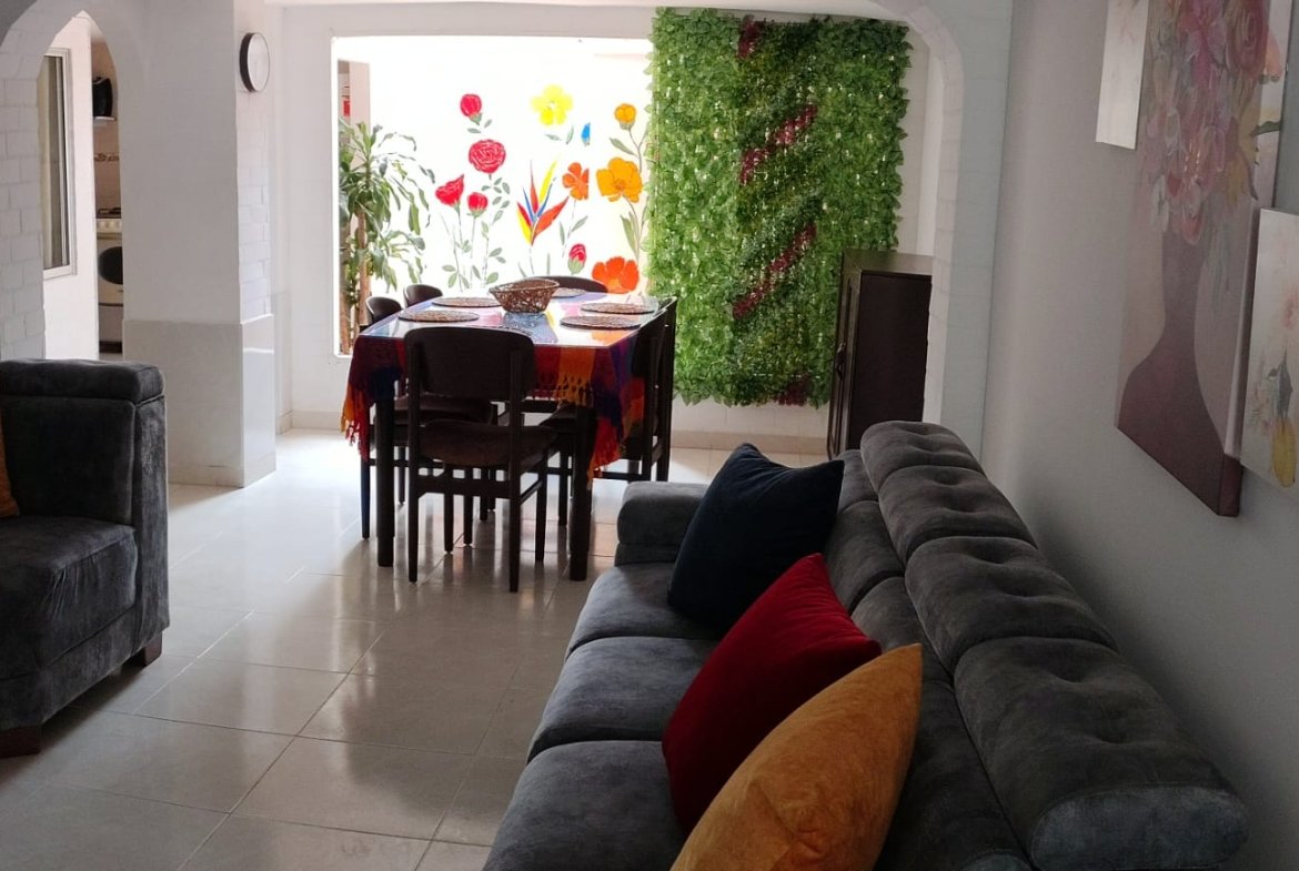 Apartamento amoblado en arriendo en Casas Blancas, Cali