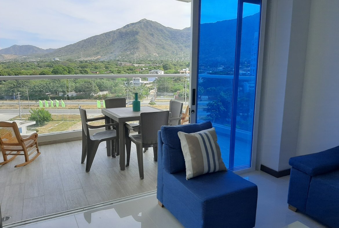 Apartamento en venta en Pozos Colorados, Rodadero en el Conjunto Ocean Club