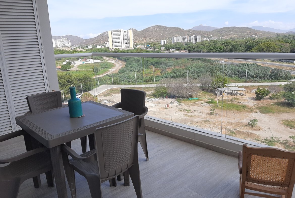 Apartamento en arriendo en Pozos Colorados, Rodadero – Conjunto Ocean Club