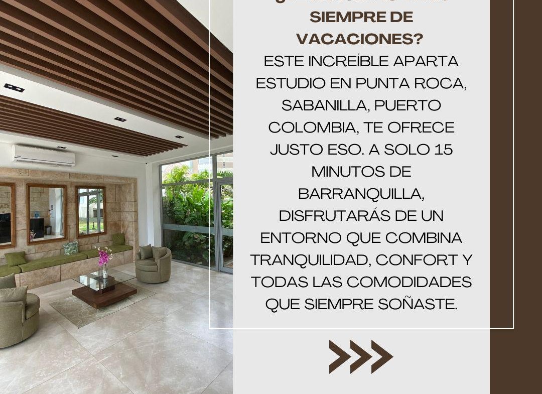 Apartaestudio en Arriendo en Puerto Colombia Garden View