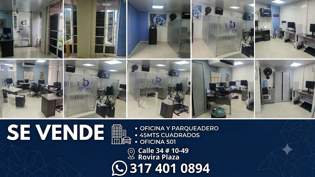 Oficina en venta ubicada en Rovira Plaza con parqueadero, Bucaramanga
